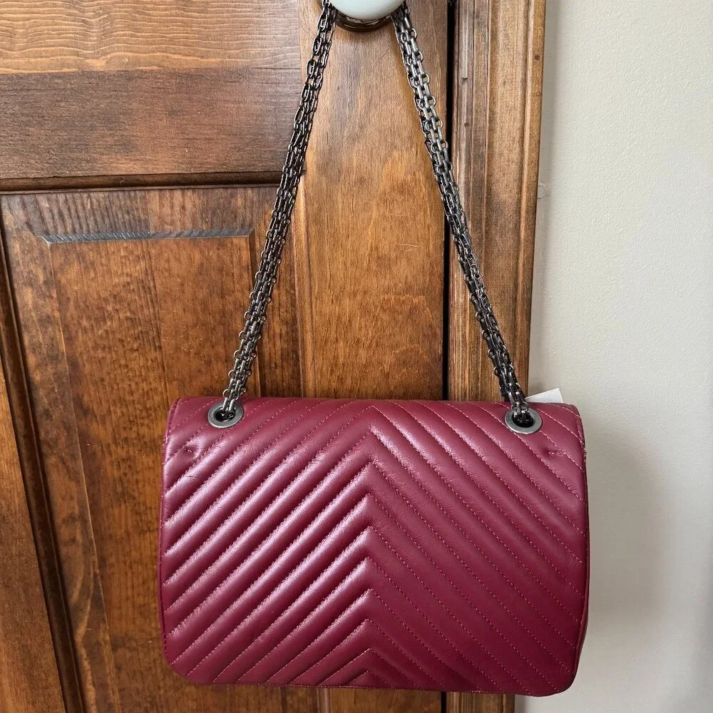 NWT Chiara Ferretti Ruby Leather Shoulder/Crossbody Bag - Picture 6 of 14